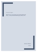 Potentiële examenvragen Retailmanagement 21-22 adhv slides, boek en benadrukkingen in de les