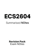 ECS2604 - Summarised NOtes