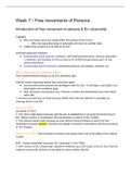 EU law Summary (week 7-12) - for final Exam (incl. Recap for exam)