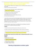 Nursing Jurisprudence solution guide 2022&period;