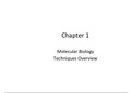 Chapter 1 QBM - Molecular Biology Interview