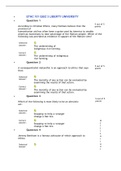 &bull; ETHC 101 QUIZ 3 LIBERTY UNIVERSITY