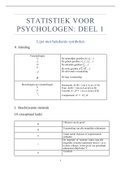 Symbolen Statistiek Voor Psychologen Deel 1 (P0M14A)