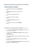 Antwoorden Frans Libre Service Junior VWO 3 Unité 2-A Kennistoets