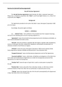Aircraft Purchase Agreement A GRADED