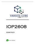 IOP2608 EXAM PACK 2022