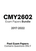 CMY2602 - Exam Questions PACK (2017-2022)