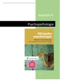 Psychopathologie, kwartiel 4 samenvatting