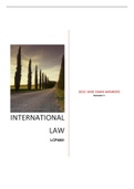 2022 June Exam (Answers) - International Law (LCP4801) 