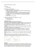 Applied Data Analysis - Summary of lecture notes and book