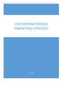 Samenvatting van CE8 international marketing strategy!