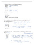 Exam (elaborations) chemistry (CHEM1411) 