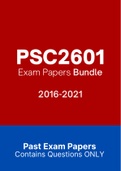 PSC2601 - Exam Question Papers (2016-2021)