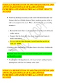 NURS 2520 HESI EXIT RN EXAM &lpar;750 QUESTIONS AND ANSWERS&comma; RATIONALE OF EACH ANSWER INCLUDED&rpar; ATTAINED SCORE A&plus; LATEST UPDATE 2022&sol;2023