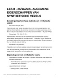 Algemene eigenschappen van synthetische vezels