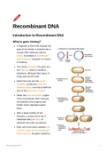 Lecture notes MCB2021F - Recombinant DNA