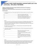Stanhope&colon; Public Health Nursing&colon; Population- centered Health Care in the community 10th Edition Test Bank ISBN 9780323582247&sol;54 UPDATED VERSION&lpar; A&plus; GRADED 100&percnt; VERIFIED&rpar;