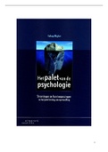Samenvatting Het palet van de psychologie Hoofdstuk 1 t/m 6
