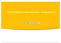 Unit 6: Website Development - Assignment 1 (Learning Aim A) (All Criterias Met)