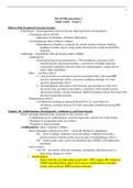 NR-291 Pharmacology I Study Guide–Exam 2