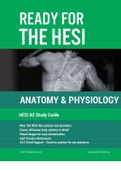 HESI A2 Anatomy and Physiology Study Guide 