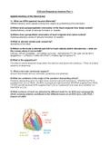 CVS and Respiratory Question Bank Answers