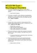 NCLEX RN Exam &ndash; Neurological Disorders 2022 UPDATE