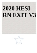 2020 HESI RN EXIT V3