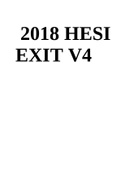 2018 HESI EXIT V3 & 2018 HESI EXIT V4