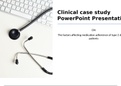 NUR 631 Topic 13 Assignment: CLC - Clinical Case Study Powerpoint Presentation