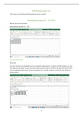 Volledige samenvatting Excel/ Rekenbladtoepassingen H1-H3