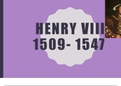 Tudor breadth study; Henry VIII