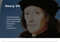 Tudor breadth study; Henry VII