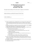 Fall 2021 Final Exam Version A&comma; Practice Exam - Version A&comma; BUS400 Final Exam Version A&period; 