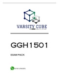GGH1501 EXAM PACK 2022