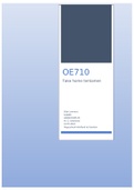 Tentamen uitwerkingen OE710: Optimalisering kwaliteit van dienstverlening 2021-2022 cijfer 7.1