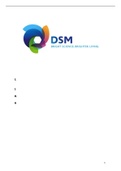 Project DSM Financiële rapportage 2815BS124A 