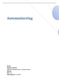 Rapporteren en argument - Automatisering &lpar;2815BS124B&rpar; Beoordeling&colon; V