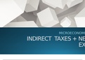 Edexcel A-Level Economics, Theme 1: Government Intervention and Failure - Indirect Taxes