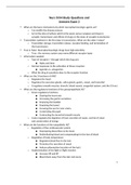 Nurs 5334 Advanced pharmacology Study Questions and Answers Exam 2