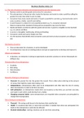 Summary of unit 1 business studies