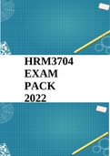 HRM3704 EXAM PACK 2022
