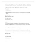 Health promotion throughout the life span&comma; Edelman - Exam Preparation Test Bank &lpar;Downloadable Doc&rpar;