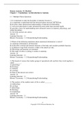 Human Anatomy, Martini - Exam Preparation Test Bank (Downloadable Doc)