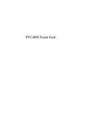 PYC4805 Exam Pack.