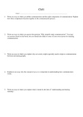 Human Communication, Pearson - Exam Preparation Test Bank (Downloadable Doc)