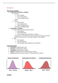 Volledige Samenvatting Blok 2&period;2&colon; Statistiek