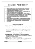 AQA A-LEVEL PSYCHOLOGY FORENSIC REVISION NOTES 