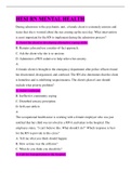 HESI RN MENTAL HEALTH 2022 VERSION 1&comma;2 & 3 &lpar;Complete Latest Solution Guide A&plus; Rated&comma; Q & A&rpar;