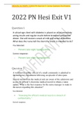 MEDICAL-SU FANPN 1122022 PN Hesi Exit V1 Correct Questions And Answers.